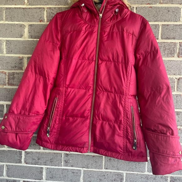 CALVIN KLEIN Women's Faux-Fur-Trim Hooded Down Puffer Quilted Coat Jacket  S - Picture 2 of 13
